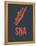 SNA John Wayne Poster 1-NaxArt-Framed Stretched Canvas