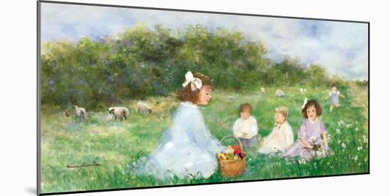 Snack on the Lawn-Hélène Léveillée-Mounted Art Print