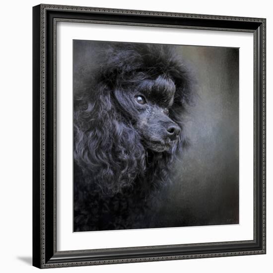 Snack Spotter Toy Black Poodle-Jai Johnson-Framed Giclee Print