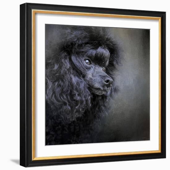 Snack Spotter Toy Black Poodle-Jai Johnson-Framed Giclee Print