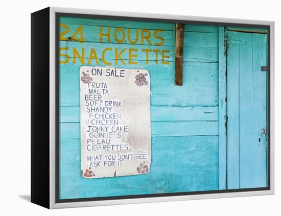 Snackette, Portsmouth, Dominica, Lesser Antilles, Windward Islands, West Indies-Richard Cummins-Framed Premier Image Canvas