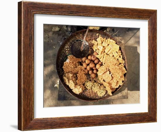 Snacks, Covered in Batter, Mingun, Myanmar (Burma)-Upperhall-Framed Photographic Print