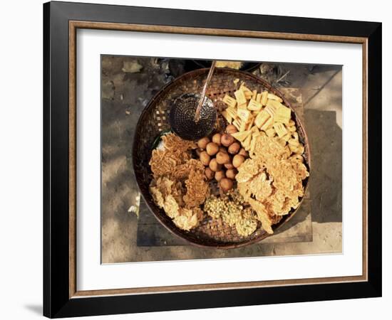 Snacks, Covered in Batter, Mingun, Myanmar (Burma)-Upperhall-Framed Photographic Print