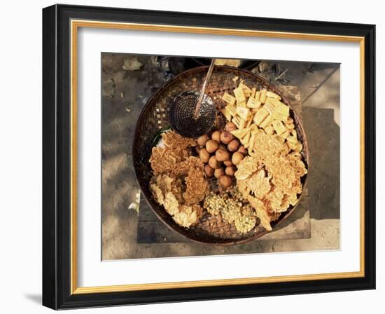 Snacks, Covered in Batter, Mingun, Myanmar (Burma)-Upperhall-Framed Photographic Print