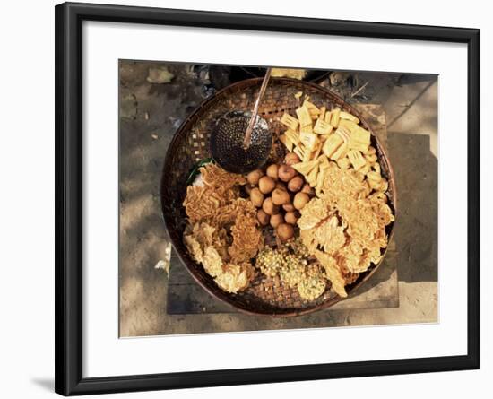 Snacks, Covered in Batter, Mingun, Myanmar (Burma)-Upperhall-Framed Photographic Print