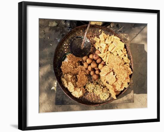 Snacks, Covered in Batter, Mingun, Myanmar (Burma)-Upperhall-Framed Photographic Print