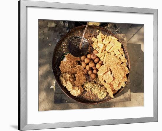 Snacks, Covered in Batter, Mingun, Myanmar (Burma)-Upperhall-Framed Photographic Print