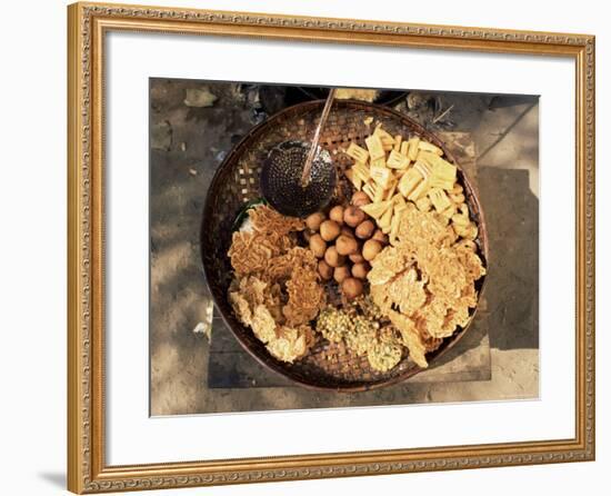 Snacks, Covered in Batter, Mingun, Myanmar (Burma)-Upperhall-Framed Photographic Print