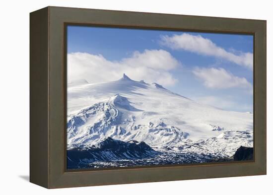 Snaefellsjokull, Snaefellsnes Peninsula, Iceland, Polar Regions-Michael-Framed Premier Image Canvas