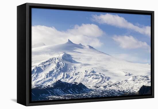 Snaefellsjokull, Snaefellsnes Peninsula, Iceland, Polar Regions-Michael-Framed Premier Image Canvas