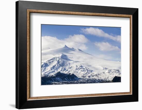 Snaefellsjokull, Snaefellsnes Peninsula, Iceland, Polar Regions-Michael-Framed Photographic Print