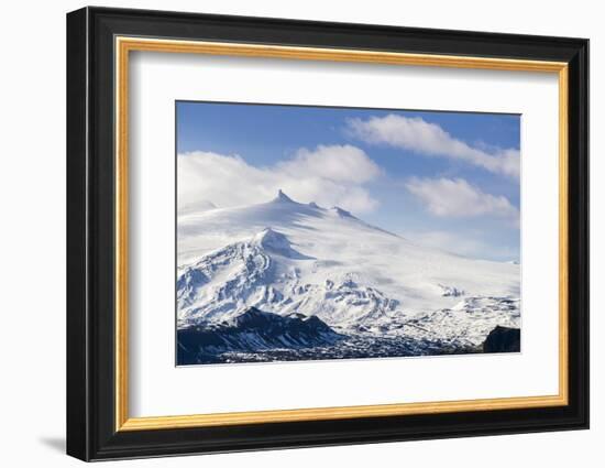 Snaefellsjokull, Snaefellsnes Peninsula, Iceland, Polar Regions-Michael-Framed Photographic Print