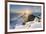 Snaefellsnes Peninsula, Western Iceland, Iceland. Londrangar sea stack and coastal cliffs at sunset-Marco Bottigelli-Framed Photographic Print