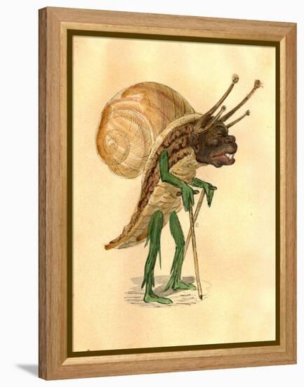 Snail 1873 'Missing Links' Parade Costume Design-Charles Briton-Framed Premier Image Canvas