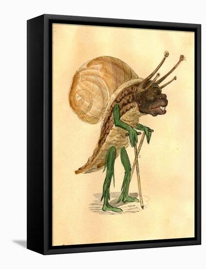 Snail 1873 'Missing Links' Parade Costume Design-Charles Briton-Framed Premier Image Canvas