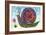 Snail Coloured-Delyth Angharad-Framed Giclee Print