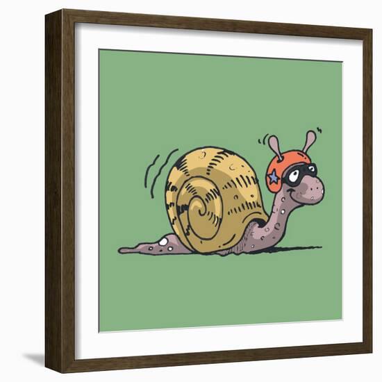 Snail-Erol Yurdakul-Framed Art Print