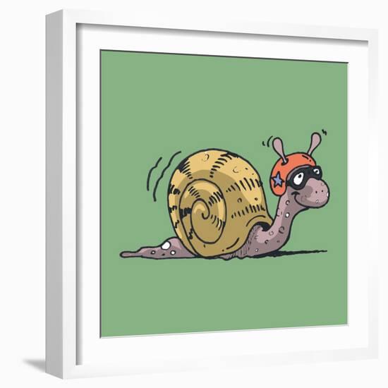 Snail-Erol Yurdakul-Framed Art Print