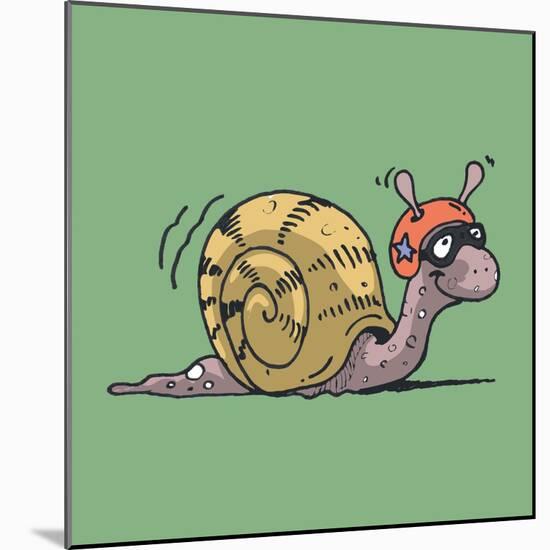 Snail-Erol Yurdakul-Mounted Art Print