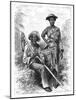 Snake Catcher and Charcoal Girl, Martinique, C1890-null-Mounted Giclee Print