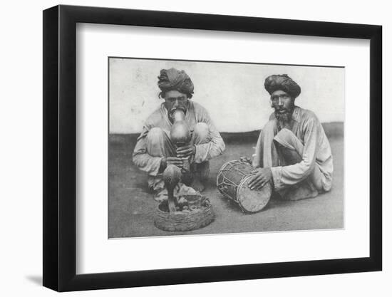 Snake Charming in Cawnpore, January 1912-English Photographer-Framed Photographic Print