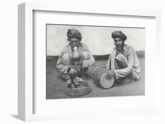 Snake Charming in Cawnpore, January 1912-English Photographer-Framed Photographic Print