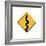 Snake in Road Sign-J Hovenstine Studios-Framed Giclee Print