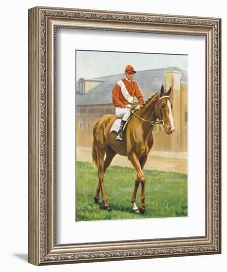 Snake Lightning. Jockey: T. Hawcroft', 1939-Unknown-Framed Giclee Print