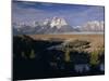 Snake River and the Tetons, Grand Teton National Park, Wyoming, USA-Gavin Hellier-Mounted Photographic Print