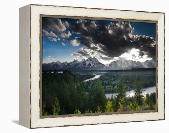 Snake River, Grand Teton National Park, Wyoming-Brad Beck-Framed Premier Image Canvas