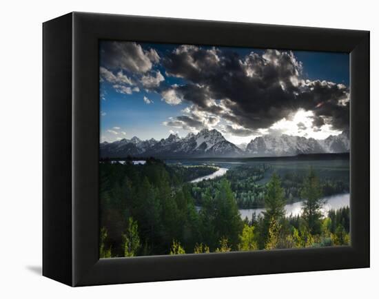 Snake River, Grand Teton National Park, Wyoming-Brad Beck-Framed Premier Image Canvas