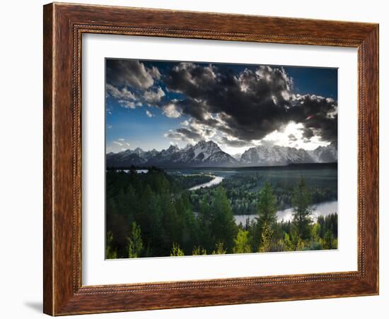 Snake River, Grand Teton National Park, Wyoming-Brad Beck-Framed Photographic Print