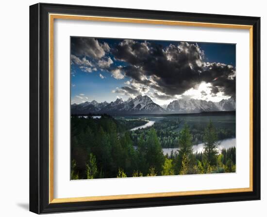 Snake River, Grand Teton National Park, Wyoming-Brad Beck-Framed Photographic Print