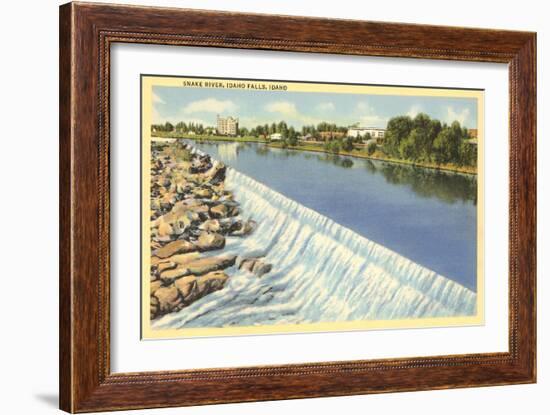 Snake River, Idaho Falls, Idaho-null-Framed Art Print