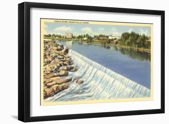 Snake River, Idaho Falls, Idaho-null-Framed Art Print