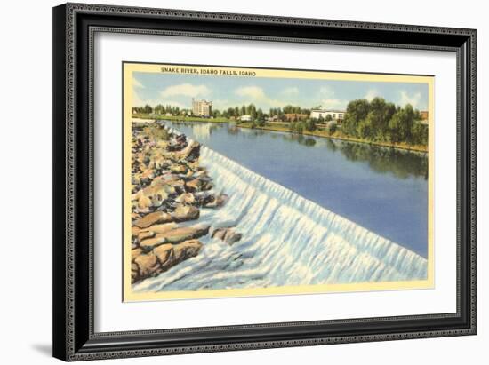 Snake River, Idaho Falls, Idaho-null-Framed Art Print