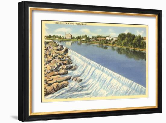 Snake River, Idaho Falls, Idaho-null-Framed Art Print