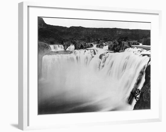 Snake River Thunders Over Shoshone Falls-null-Framed Photographic Print
