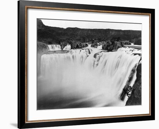 Snake River Thunders Over Shoshone Falls-null-Framed Photographic Print