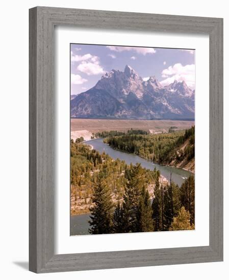 Snake River with Tetons in Background-Alfred Eisenstaedt-Framed Photographic Print