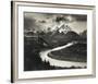 Snake River-Ansel Adams-Framed Art Print