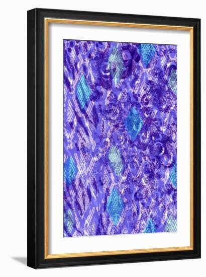 Snake Skin II-Nicholas Biscardi-Framed Art Print