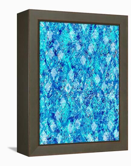 Snake Skin IV-Nicholas Biscardi-Framed Stretched Canvas