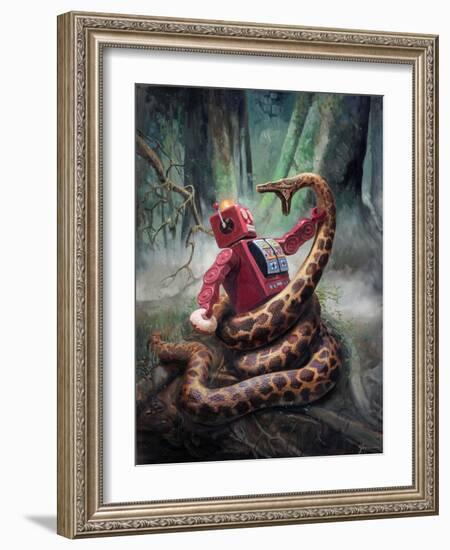 Snakefight-Eric Joyner-Framed Giclee Print