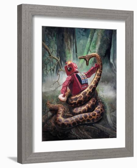 Snakefight-Eric Joyner-Framed Giclee Print