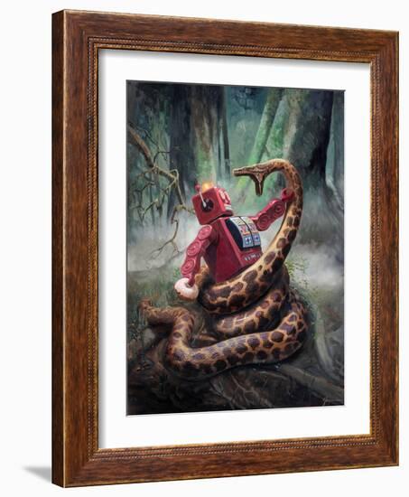 Snakefight-Eric Joyner-Framed Giclee Print