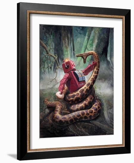 Snakefight-Eric Joyner-Framed Giclee Print