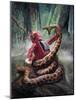 Snakefight-Eric Joyner-Mounted Giclee Print