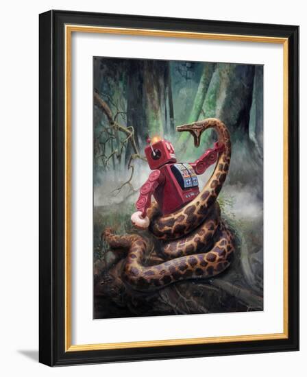 Snakefight-Eric Joyner-Framed Giclee Print