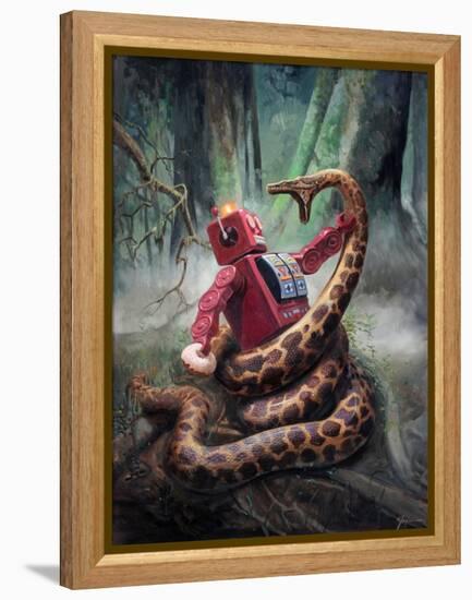 Snakefight-Eric Joyner-Framed Premier Image Canvas